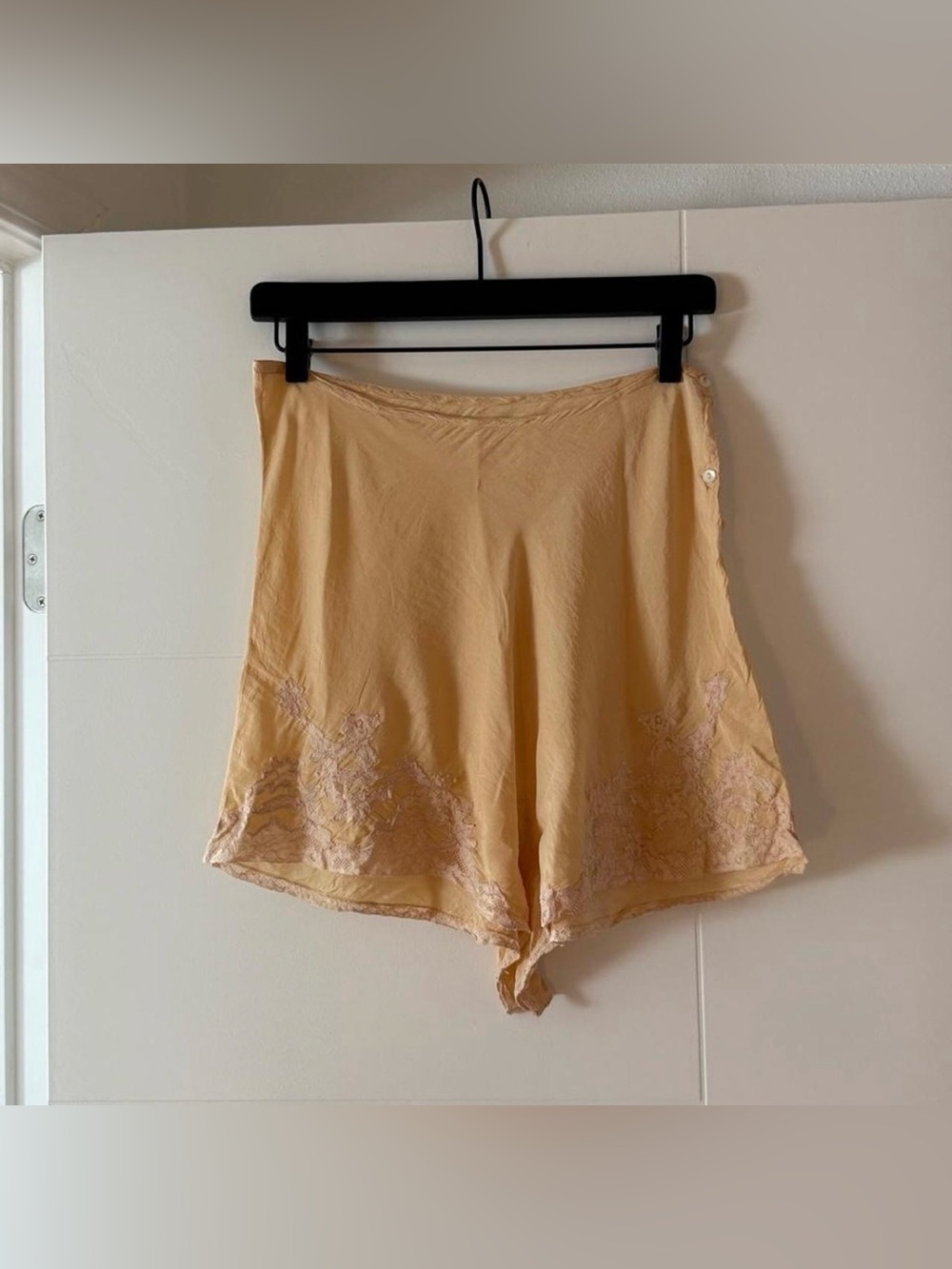 Antique 1920s Silk and Lace Tap Shorts